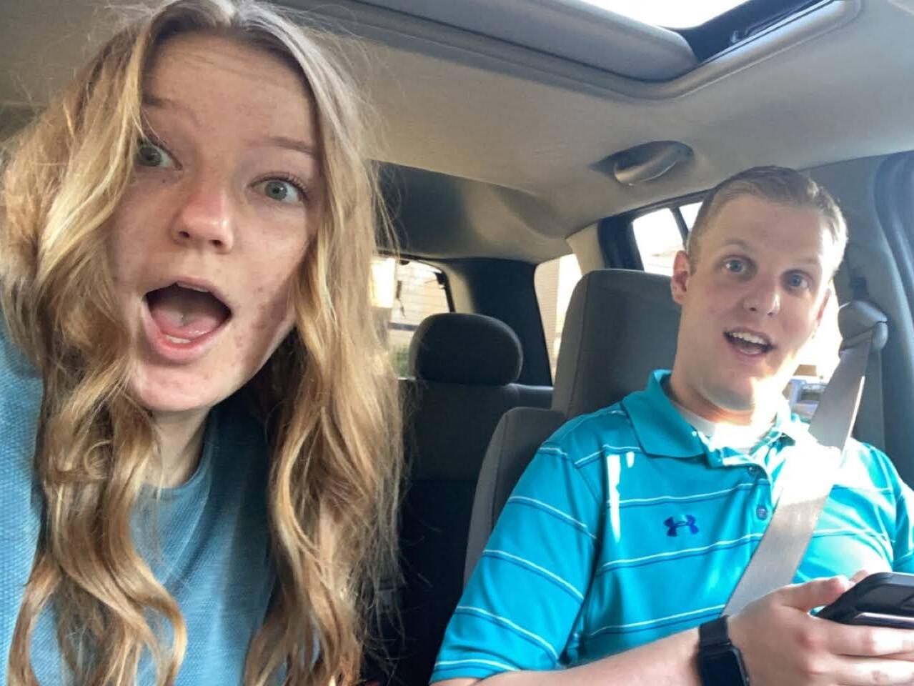 Josh and Gracie went on their first-day trip together to Indianapolis. They went to church and then Fogo de Chão. 
