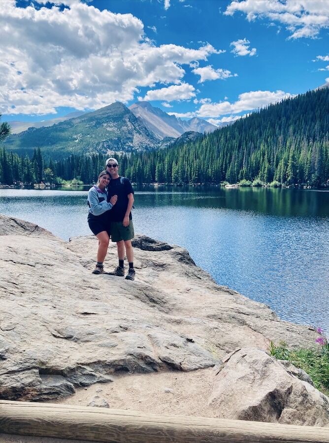The couple's second big road trip together, a tradition they wanted to continue each year! After Alexa's second 12-week clinical rotation and a summer break for Parker, travel and adventure was calling. A stop in St. Louis, MO,  a day in Kansas City, MO, the full 15-hour drive destined them to Denver, CO to visit with college besties and bridesmaids, Zoe Jones and Melissa Malter. The couple explored downtown Denver, Estes Park, botanical gardens, gold mines in Idaho Springs, Garden of the Gods in Colorado Springs, and mountains beyond compare! 