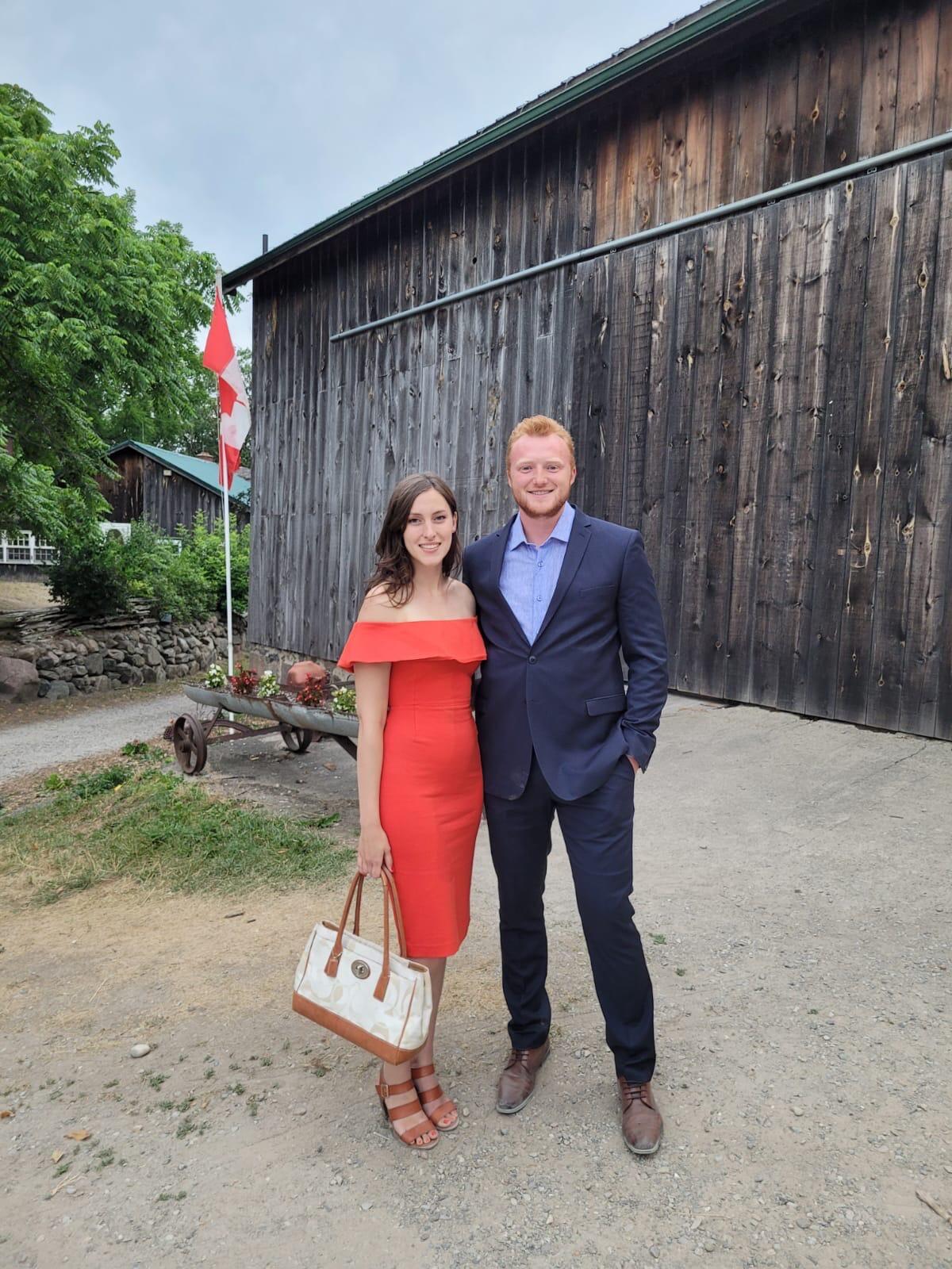 First wedding attended as a couple