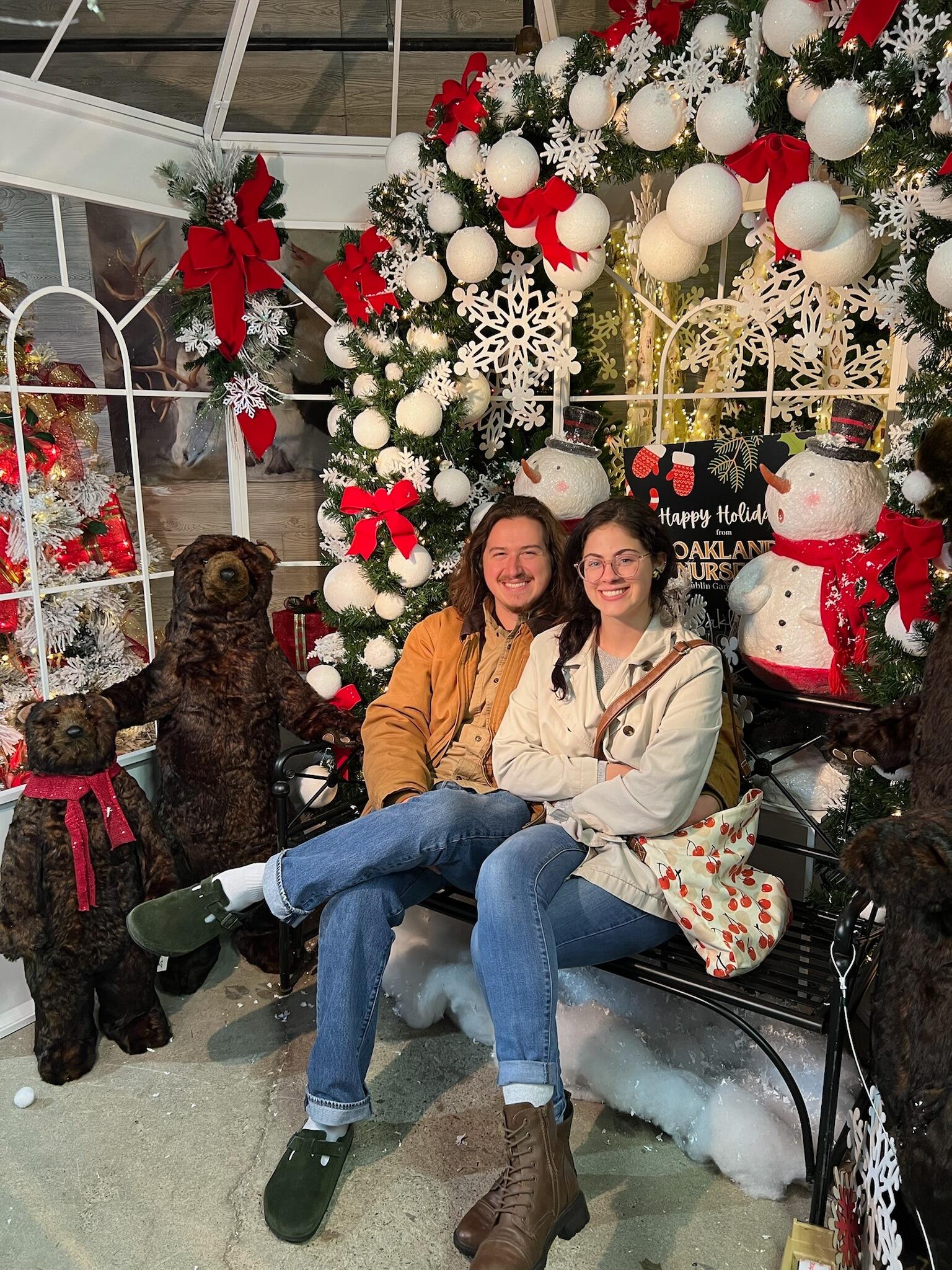 Collins family Christmas tree shopping (before Thanksgiving, of course)  