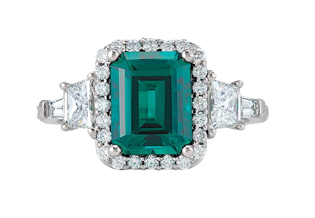 6 Eye-Catching Colorful Engagement Rings