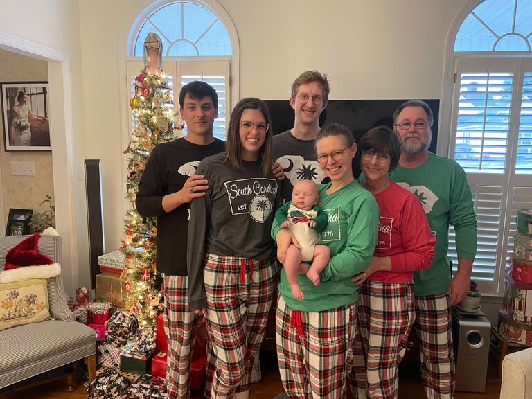 Hannah's first time in South Carolina. Celebrated Christmas with family! 