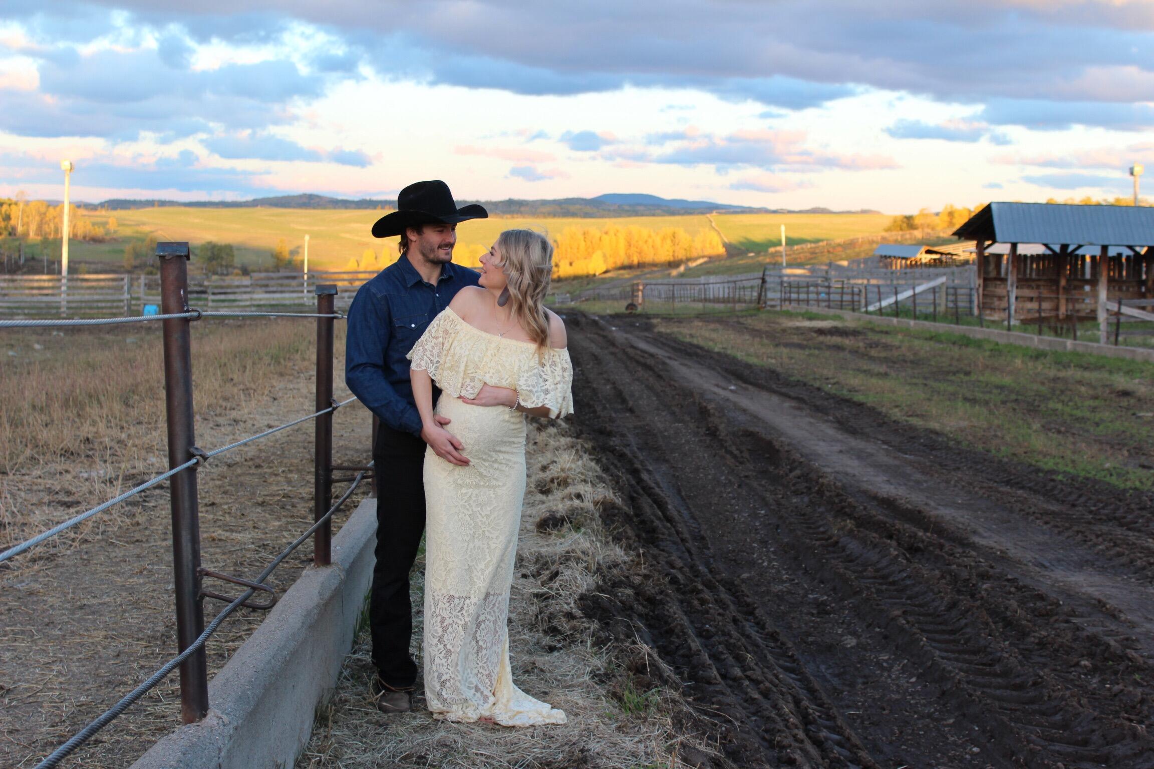 Maternity pictures with baby Ford. 