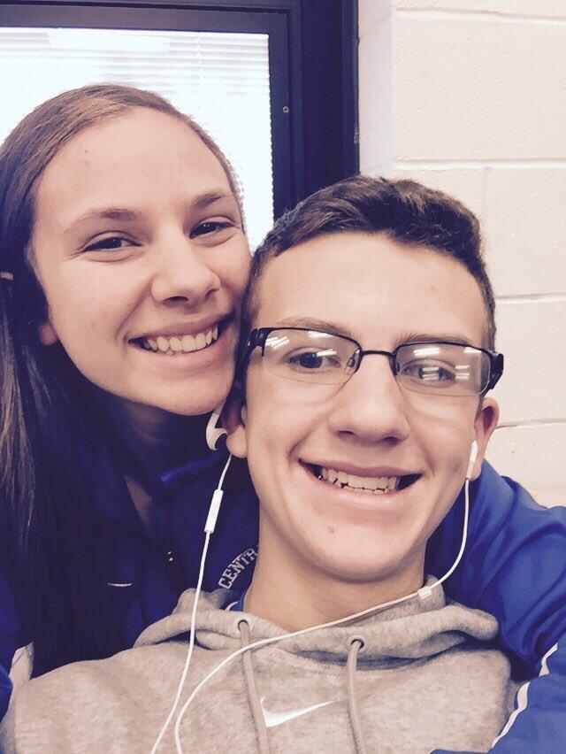 We started  High School together, doing homework together, attending each others games, and even more movie dates. We had a tough period of time finding ourselves as individual people...