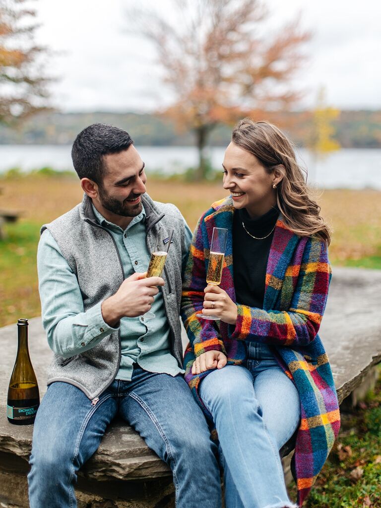 One year and one day after getting engaged, we had our engagement photo shoot and got to reflect on how excited we are to celebrate our upcoming wedding with all of you! If you've made it this far in our timeline, thanks for reading and know that our timeline wouldn't be nearly as full of love and happy memories without the never-ending love and support we've experienced from our family and friends (like you!!). <3 