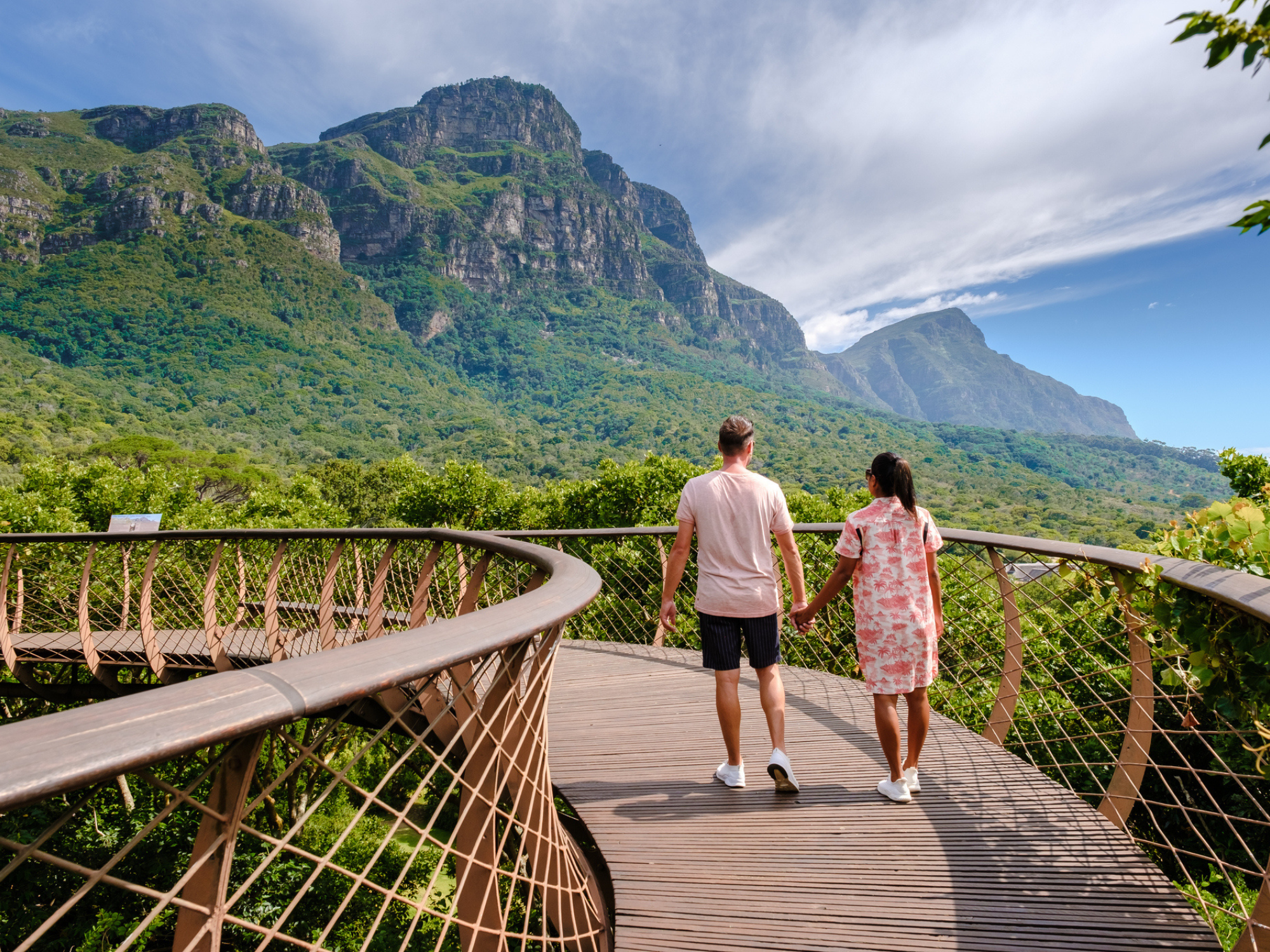 Couple on honeymoon in Cape Town, South Africa