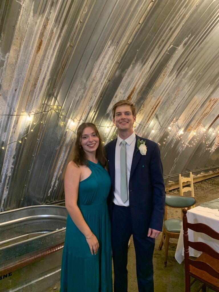 Chloe was Connor's date for his sister, Emily's, wedding