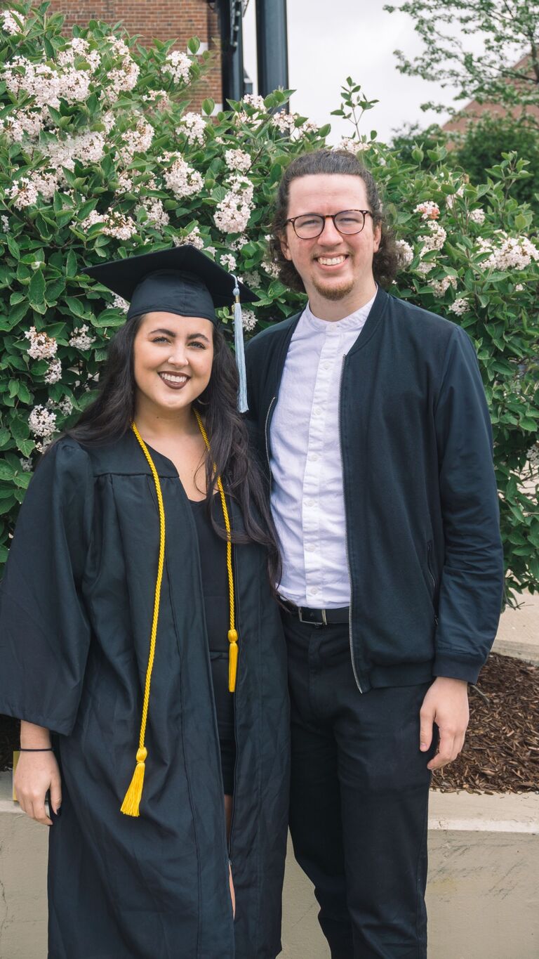 Katy's graduation from University of Milwaukee with a major in Elementary Education