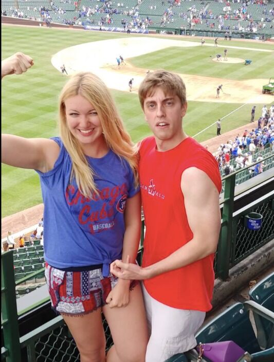 Cubs v Cardinals in Chicago