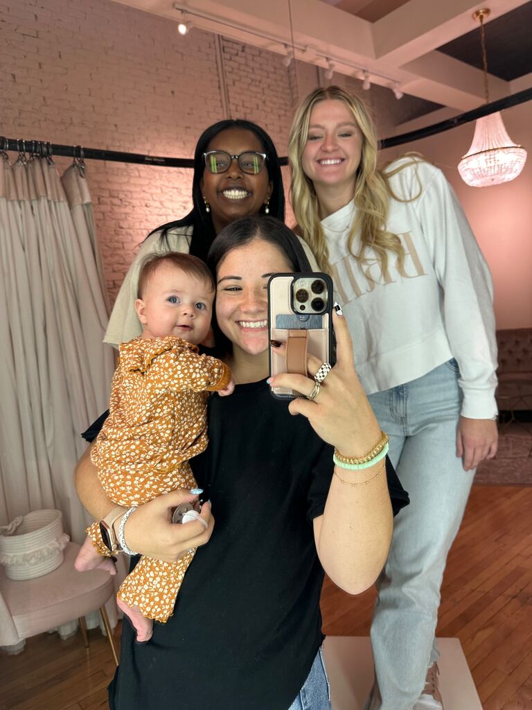 Went wedding dress shopping with my girls!