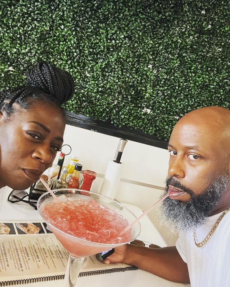 The couple stopped by Stuff my Turkey in Las Vegas to stuff their faces.
