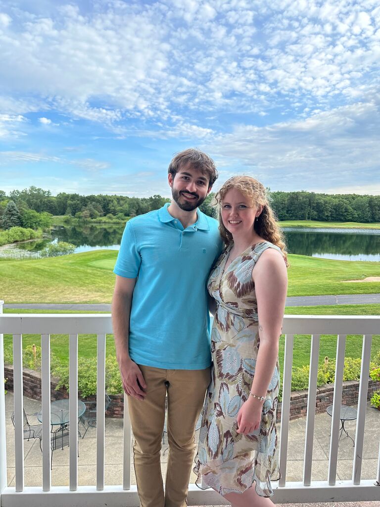 Celebrating the Koster's wedding.