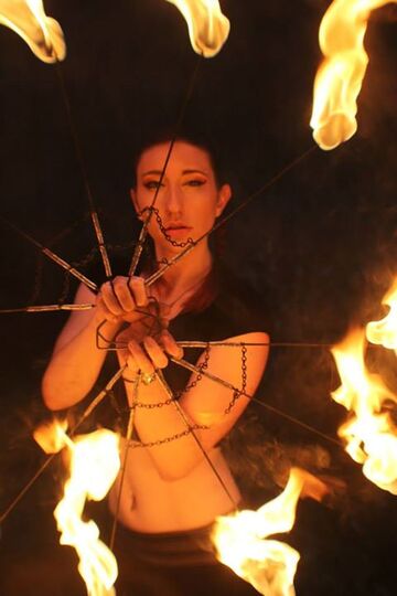 Sarotonin Flow Performance Art - Fire Dancer - Shelton, CT - Hero Main