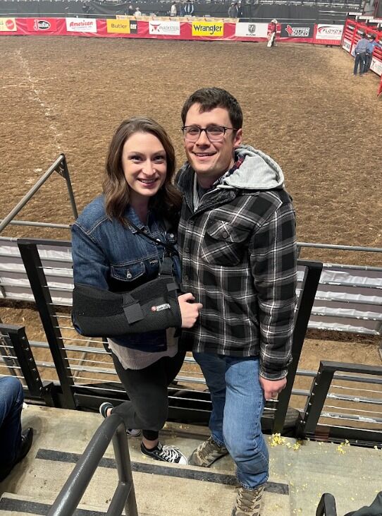 Third year at the BHSS. Nick took such good care of me after shoulder surgery.
