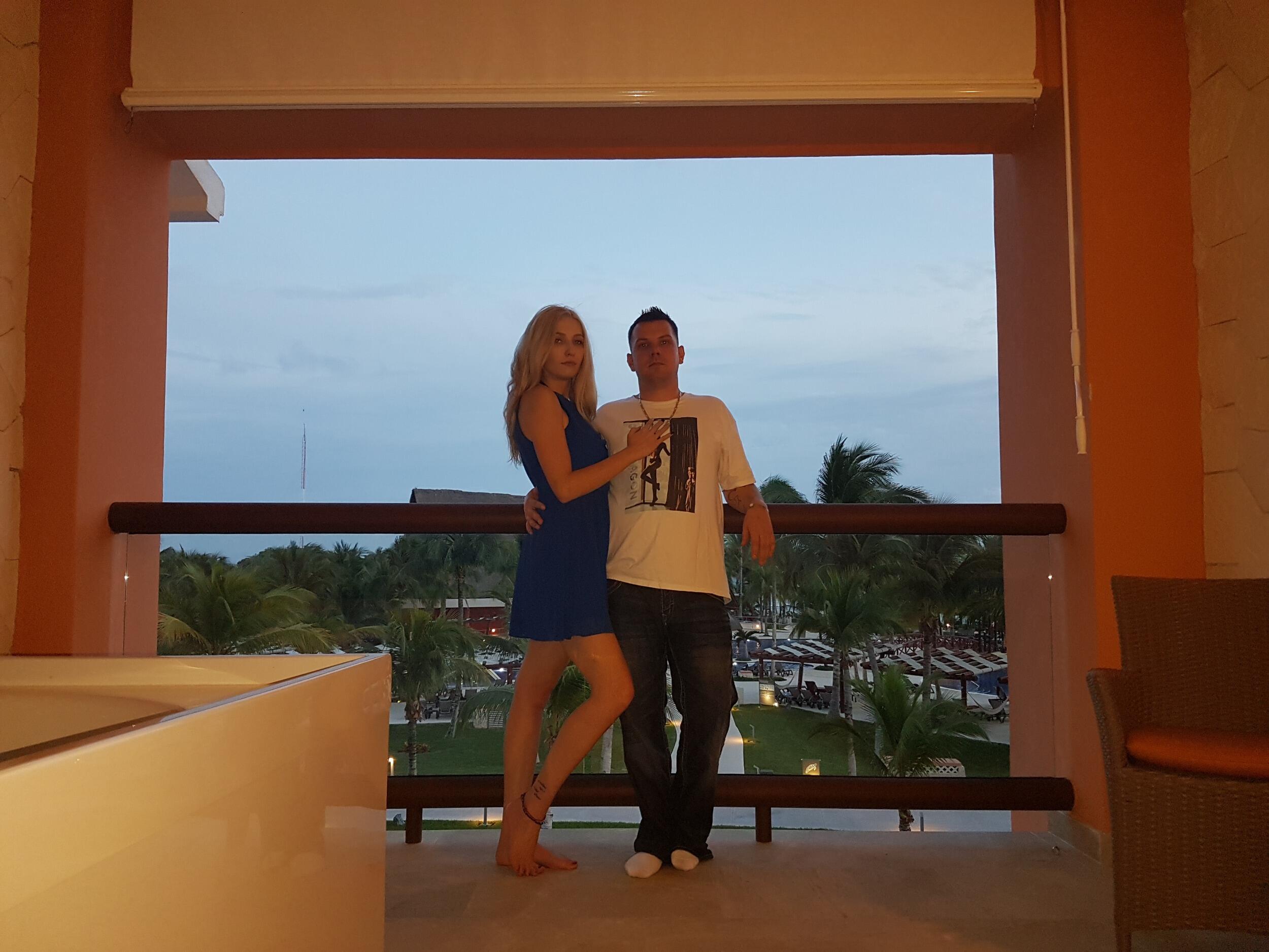 Off Kelseys Birthday dinner in Mexico