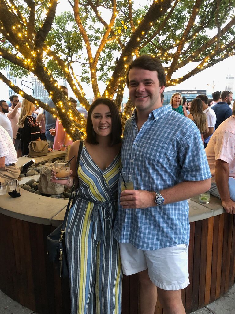 Summertime dinner in Nashville after graduation!