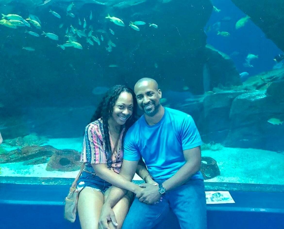Our first date at the Georgia Aquarium.