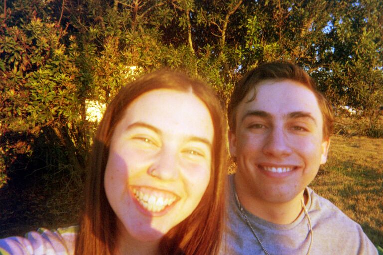We met at Texas A&M through our job that we share at Outdoor Adventures. We knew each other for around 6 months before we began going on dates in December of 2022. We made our relationship official on January 8th, 2023!
