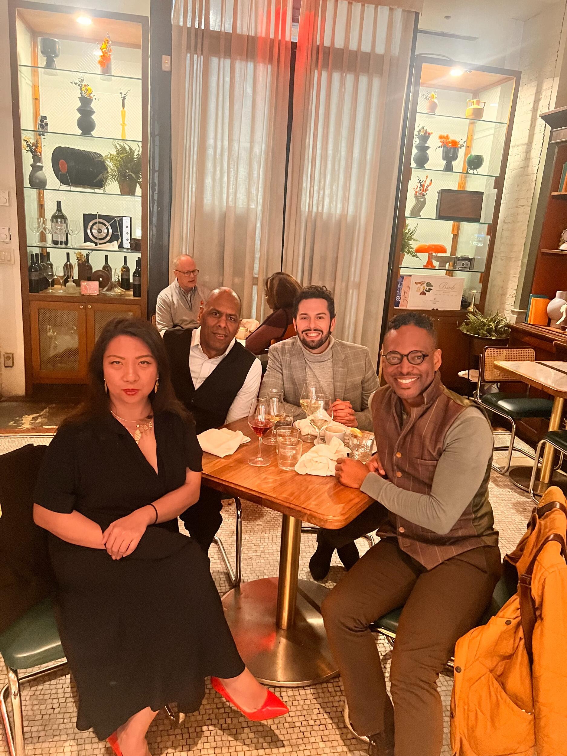 Dinner with Tara and Howard...