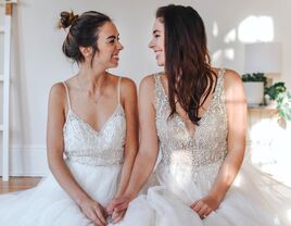 allie sam wedding dress shopping brides