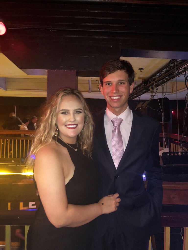 We met at Georgia Tech, where we were both involved with greek life, GT Mock Trial, and cheering on the Jackets.