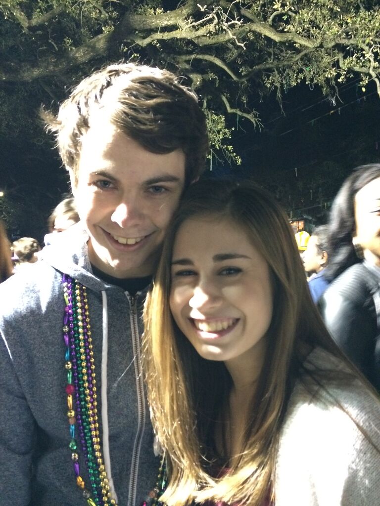 the time we met up on Amelia St. & St. Charles during Mardi Gras our junior year of high school
