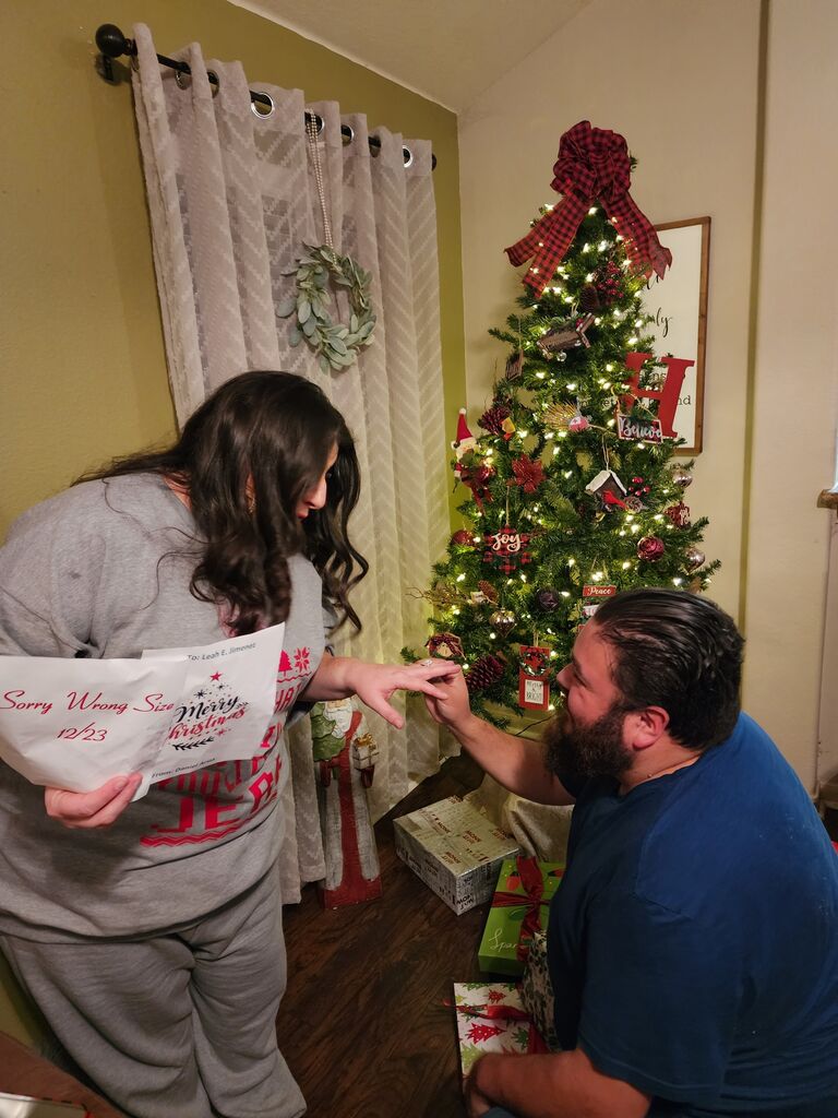 She said Yes!