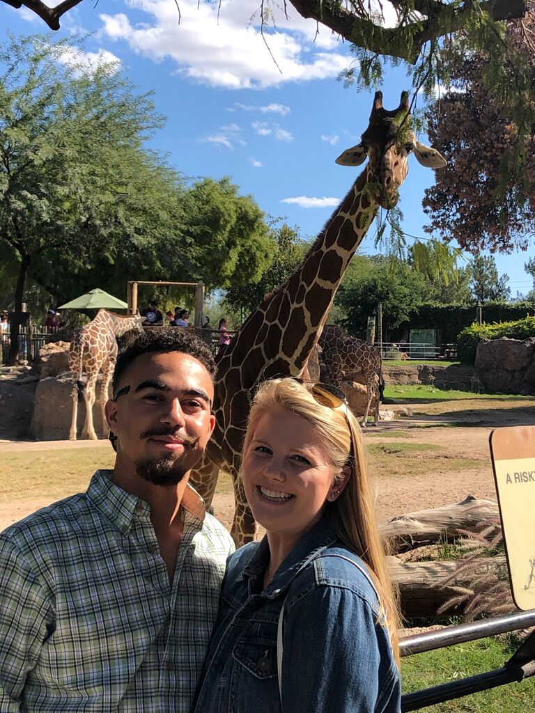 Our first date - Reid Park Zoo, Tucson, AZ