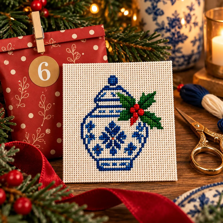 Needlepoint 12 day advent calendar for girlfriend
