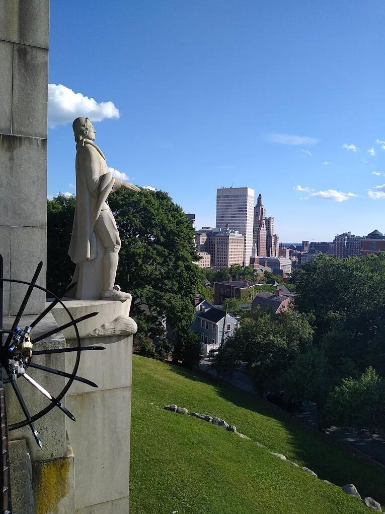 Our First Date! We walked around Providence and sat on a bench at Prospect Terrace overlooking Providence. (see also 09/21/24)