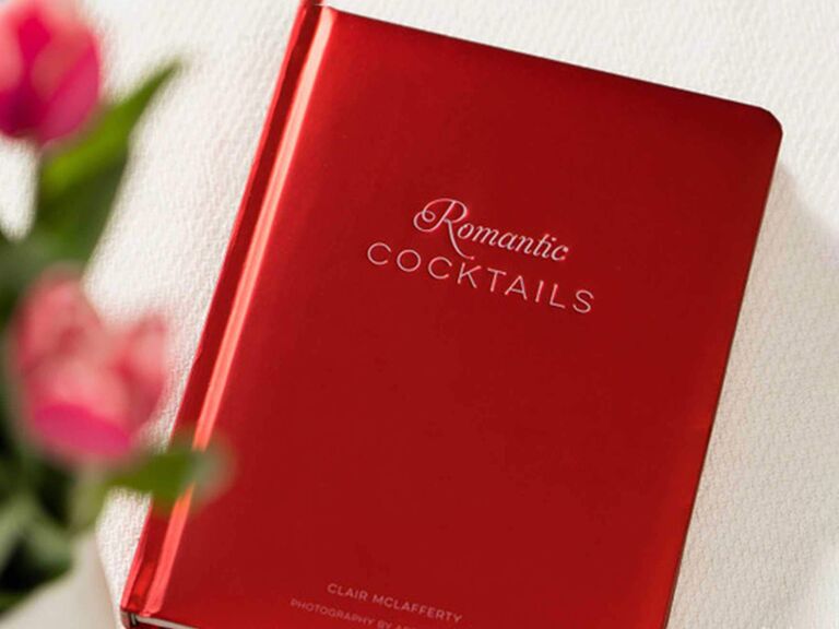 Romantic Cocktails drink recipe book engagement gift from parents