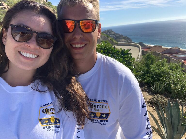 The first of several Cabo trips, had to get matching shirts.