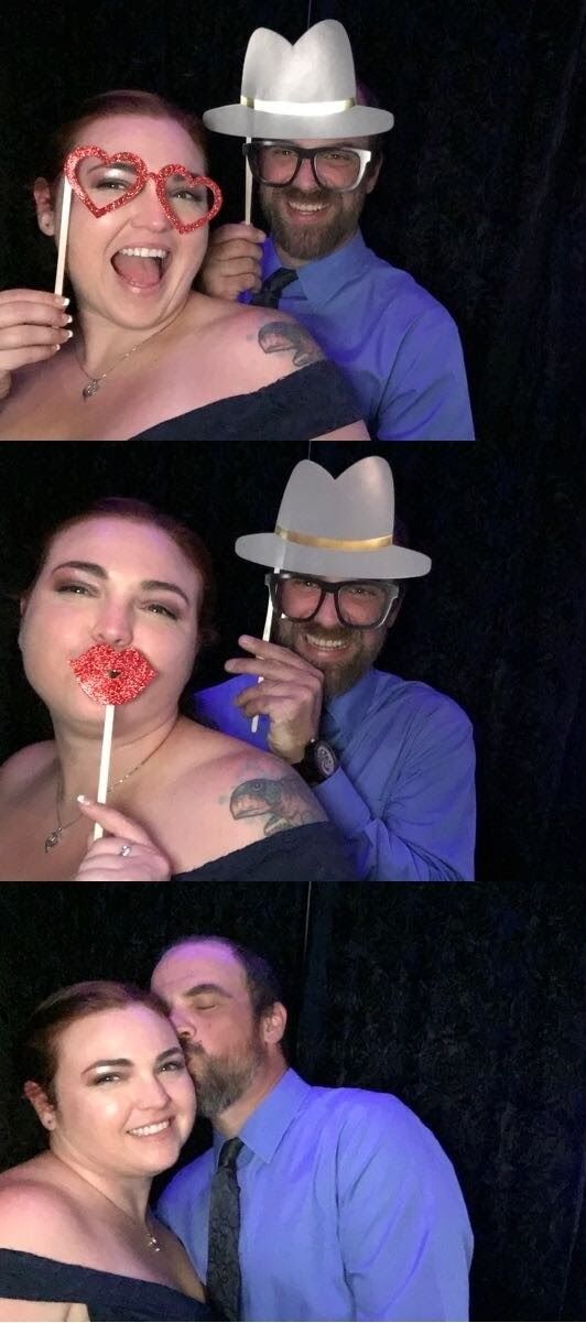 Photobooth at Meghan and Matt's wedding