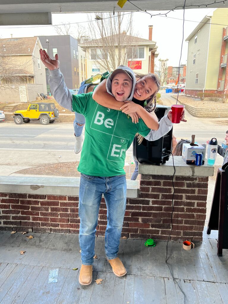 Unoffical St. Patty's Day. A bad day to be a beer at UIUC.