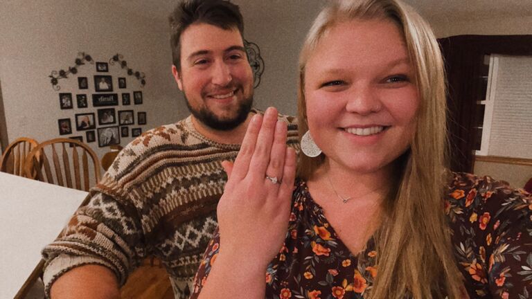 Engaged on Thanksgiving morning, the ring was just burning a hole in Max's pocket.
