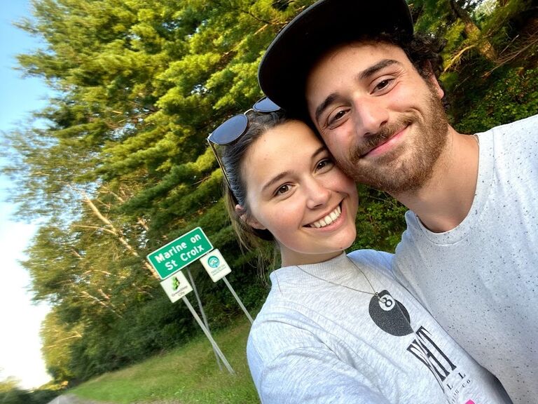 Halie visited Mark's family and went to Marine on St Croix (Mark's hometown) for the first time!