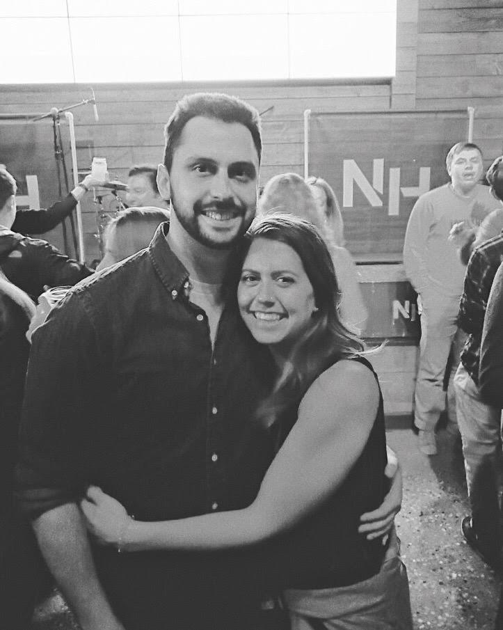 Our first picture together, four months after our first date.  