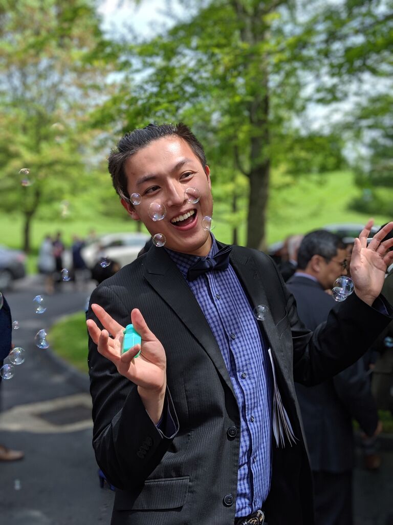 Ziyue as master of ceremonies at the Yang Wedding, where he reconnected with Hannah