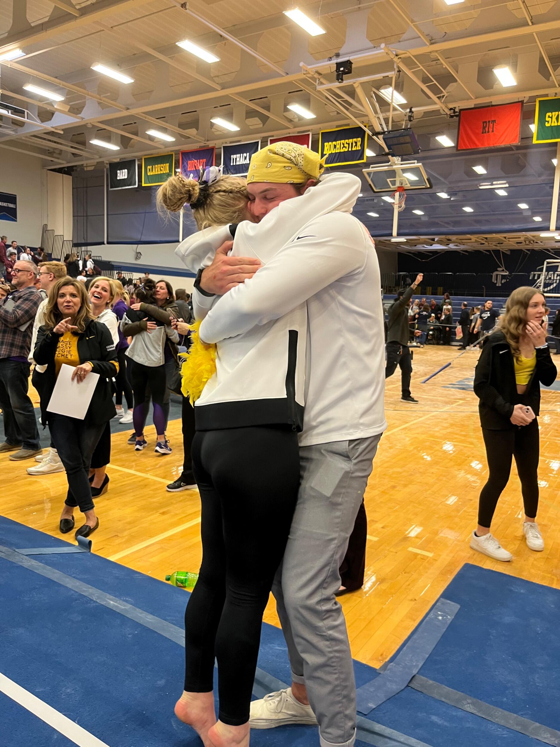 Teague flies out to Ithaca, NY to support Brooke at Nationals for her last ever gymnastics meet! Brooke qualifies as an "All-American Gymnast" for the second time in her college career! She's awesome!!