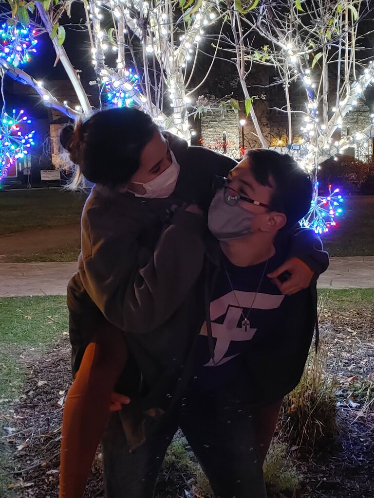 Our first goodbye, or see you later.