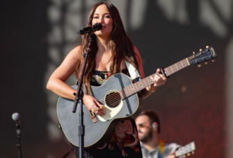 Kacey Musgraves performing at Glastonbury music festival in 2022