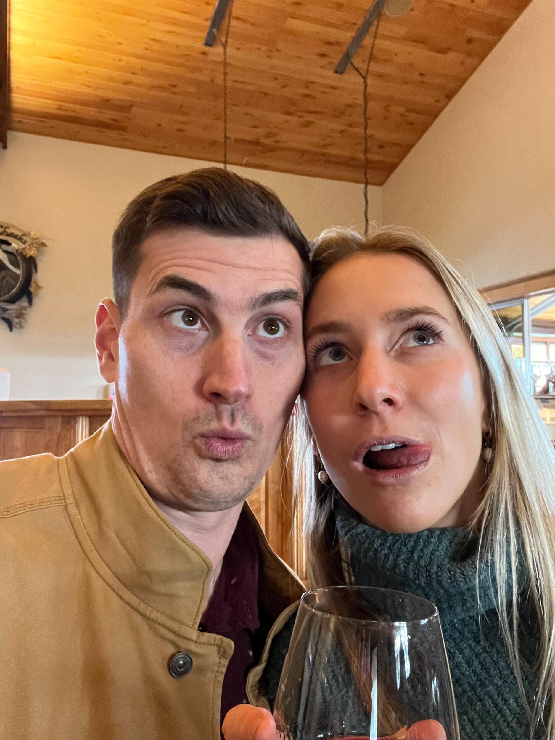 A little tipsy wine tasting to celebrate Elizabeth's (Che's sister) birthday!