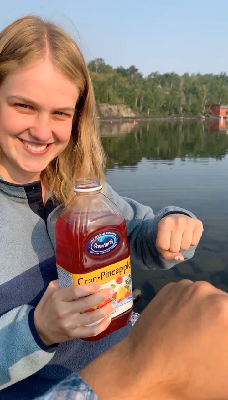 Traditional "knucks" post Hunt Lake Trail. Spent the weekend at West Hawk Lake, little did we know Nat's foot was broken.