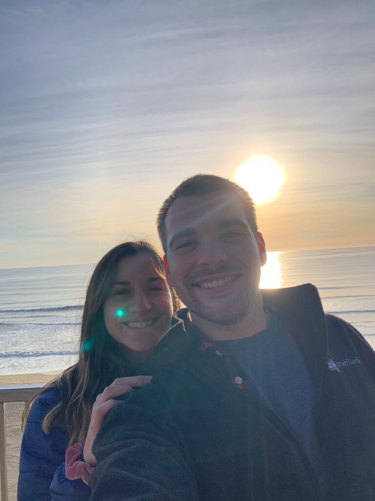 After Zoe's failed study abroad, due to COVID, Zoe and Travis spent a semester together in California.