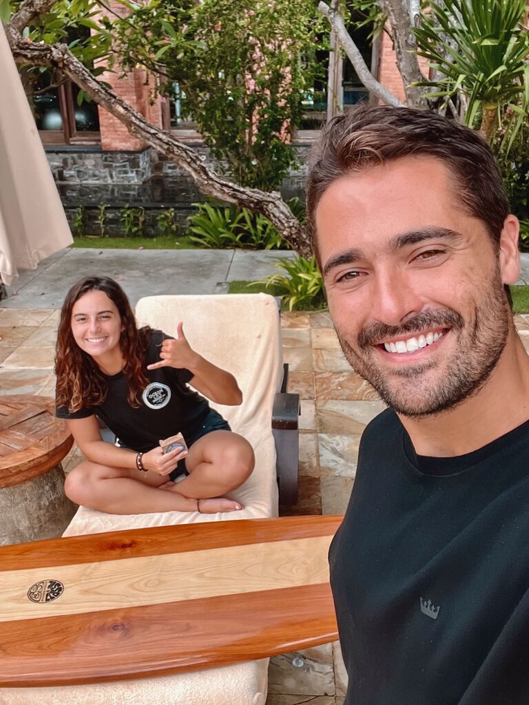 1 week in Bali! Bruno surfed both the sunrises and sunsets, we visited temples, ate the same amazing food every day, and dove with manta rays at in Nusa Penida
