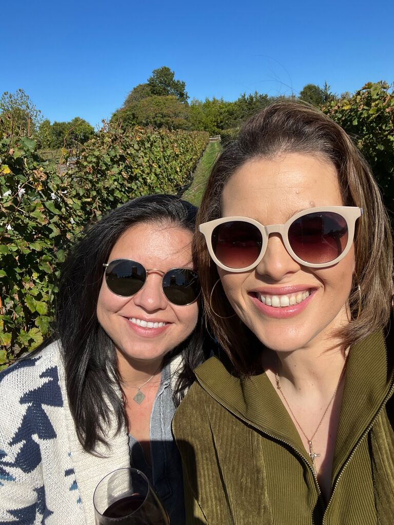 Wine tasting in Long Island.