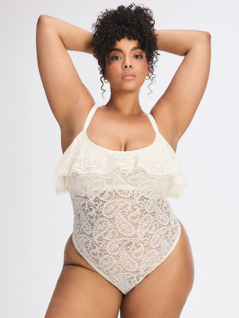 Savage X Fenty paisley print teddy
