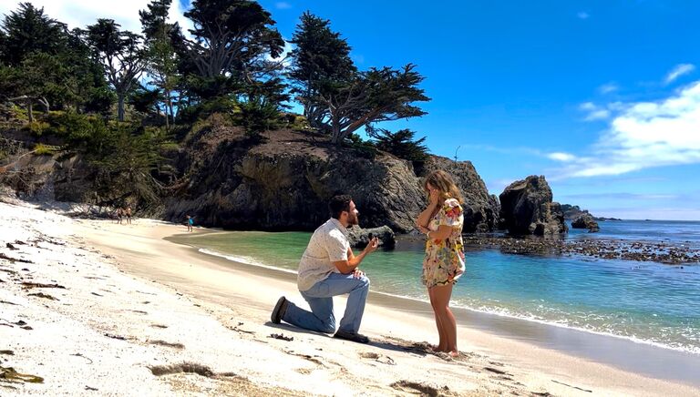 The day he popped the question! We can't wait to see where this new season of life takes us and we are so thankful for everything the Lord has blessed us with. 