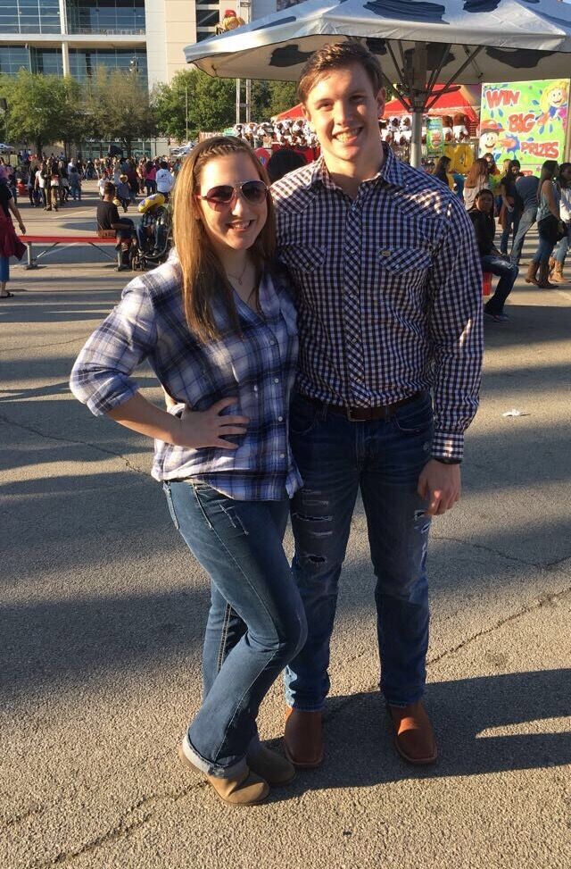 Our first Houston rodeo together to see Sam Hunt