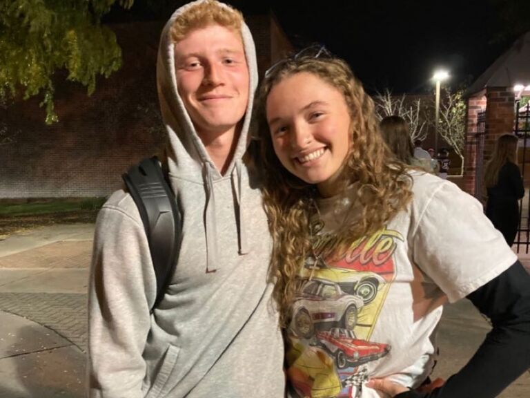 Evelyn went off to college. However, she would come back often to see Caleb. One warm Friday night, Evelyn came back to  Caleb's first home football game of his senior season and Caleb asked her to be his girlfriend the same night. 